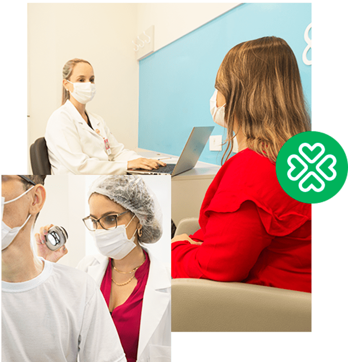 Atendimento Amparo Saúde para pacientes